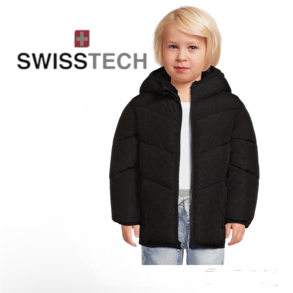 ⤵️🆕 Swiss Tech Baby and Toddler Boy Heavyweight Puffer Jacket